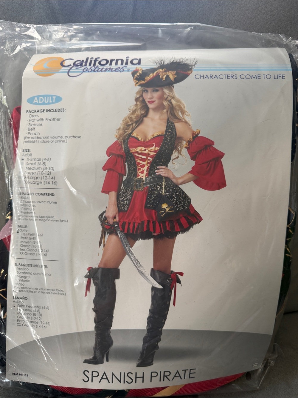 Women’s Spanish Pirate Costume